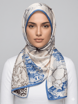 Accessoire de plage pour femmes Foulard en soie longue à fleur de lotus