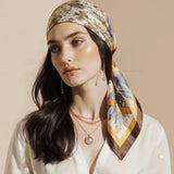 Bandana en satin élégant et à la mode