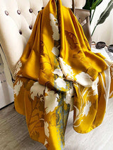 Écharpe longue et lisse pour femme