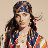 EMERY ROSE Foulard carré imprimé