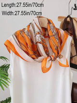 EMERY ROSE Foulard carré imprimé
