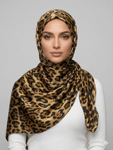 Foulard à imprimé floral, élégante protection solaire