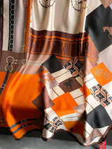 Foulard long femme 90*180cm en faux soie