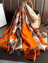 Foulard long femme 90*180cm en faux soie