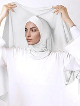 hijab en mousseline instantané.