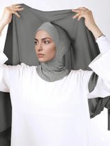 hijab en mousseline instantané.