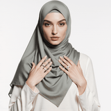 hijab en mousseline instantané.