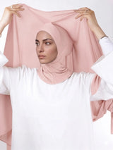 hijab en mousseline instantané.