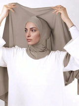 hijab en mousseline instantané.