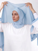 hijab en mousseline instantané.