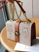Mini sac carré rétro
