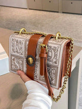Mini sac carré rétro