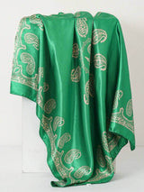Nouveau foulard carré en satin de grande taille