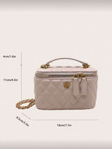 Nouveau sac à main beige unicolore