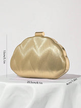 Sac seau décoré de strass, style décontracté chic